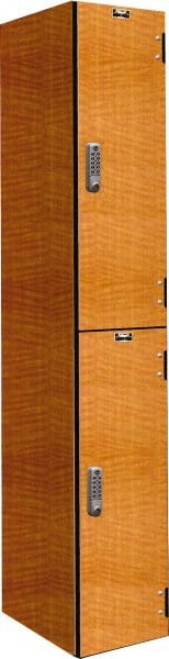 Hallowell - 2 Door, 2 Tier, Premium Wardrobe Lockers - Americas Industrial Supply