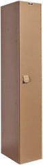 Hallowell - 1 Door, 1 Tier, Solid Plastic Locker - Americas Industrial Supply