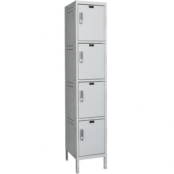 Hallowell - 4 Door, 4 Tier, Charging Station Locker - Americas Industrial Supply
