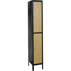 Hallowell - 2 Door, 2 Tier, Premium Wardrobe Lockers - Americas Industrial Supply