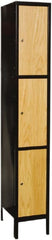 Hallowell - 3 Door, 3 Tier, Premium Wardrobe Lockers - Americas Industrial Supply