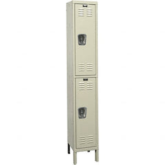 Hallowell - 2 Door, 2 Tier, Premium Wardrobe Lockers - Americas Industrial Supply