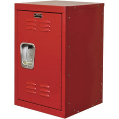 Hallowell - 1 Door, 1 Tier, Kid & Teen Lockers - Americas Industrial Supply