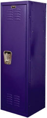 Hallowell - 1 Door, 1 Tier, Kid & Teen Lockers - Americas Industrial Supply