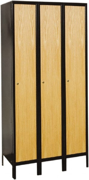 Hallowell - 3 Door, 1 Tier, Premium Wardrobe Lockers - Americas Industrial Supply