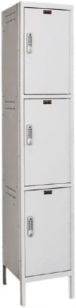 Hallowell - 3 Door, 3 Tier, Charging Station Locker - Americas Industrial Supply