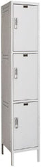 Hallowell - 3 Door, 3 Tier, Charging Station Locker - Americas Industrial Supply