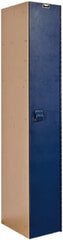 Hallowell - 1 Door, 1 Tier, Solid Plastic Locker - Americas Industrial Supply