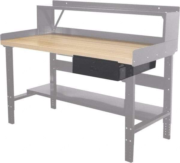 Hallowell - Workbench & Workstation Drawer - 24" Deep, 6" High, Use with Heavy-Duty Adjustable Leg Workbenches - Americas Industrial Supply
