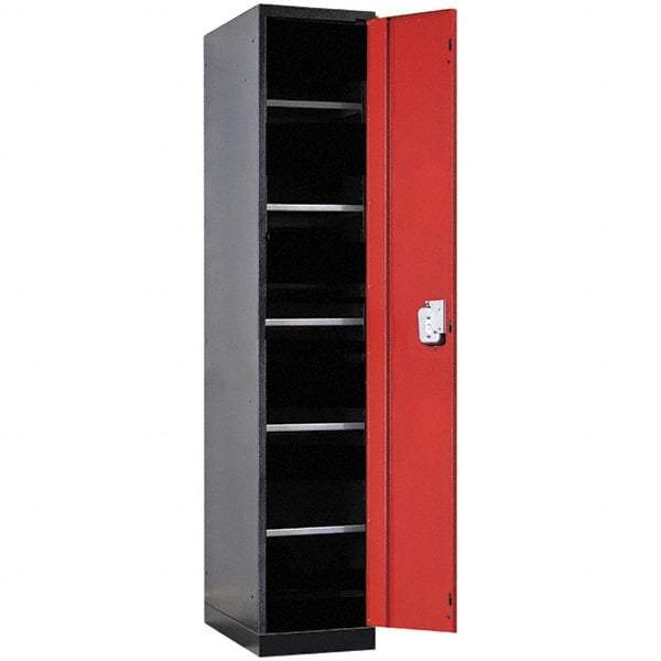 Hallowell - Steel Workbench & Workstation Locker - 24" Deep, 78" High, Use with Fort Knox Modular Utility Storage & Workbench System - Americas Industrial Supply
