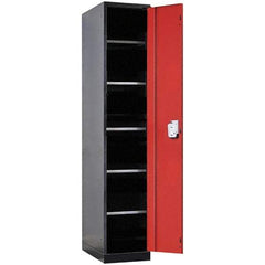 Hallowell - Steel Workbench & Workstation Locker - 24" Deep, 78" High, Use with Fort Knox Modular Utility Storage & Workbench System - Americas Industrial Supply
