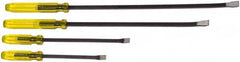 Proto - 4 Piece Pry Bar Set - Includes 14-1/2, 17-1/2, 28 & 31-7/8" Lengths - Americas Industrial Supply