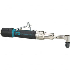 Dynabrade - 1/4" Collet, Angle Handle, Air Angle Die Grinder - 3,200 RPM, Rear Exhaust, 26 CFM, 0.4 hp, 90 psi, 1/4 NPT Inlet - Americas Industrial Supply