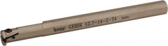 Iscar - GEHI, Right Hand, 0.075 to 0.095" Groove Width, Indexable Grooving Tool Holder - GEMI.., GEPI.. Insert Compatibility, 6" OAL, Through Coolant - Americas Industrial Supply