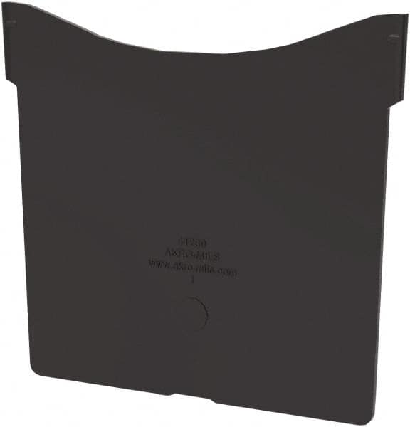 Akro-Mils - 4.7" Wide x 4.3" High, Black Bin Divider - Use with Akro-Mils - 30230 - Americas Industrial Supply