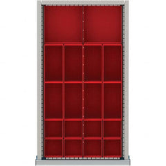 LISTA - 18-Compartment Drawer Divider Layout for 2.17" High Drawers - Americas Industrial Supply