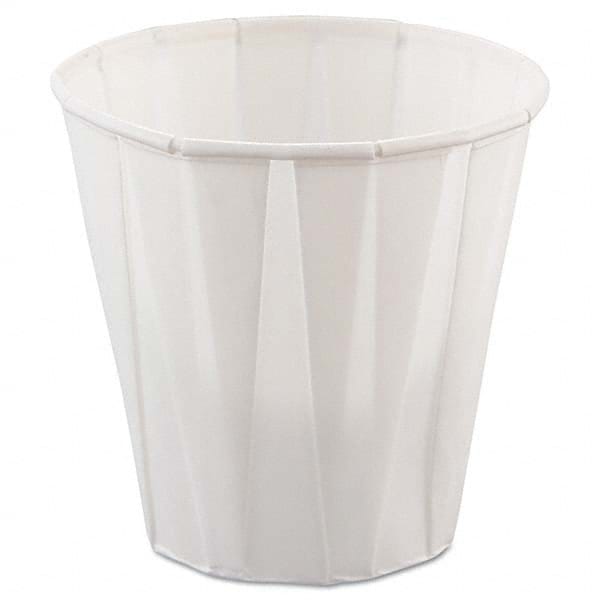 Paper Medical & Dental Treated Cups, 3.5 oz, White, 100/Bag, 50 Bags/Carton White