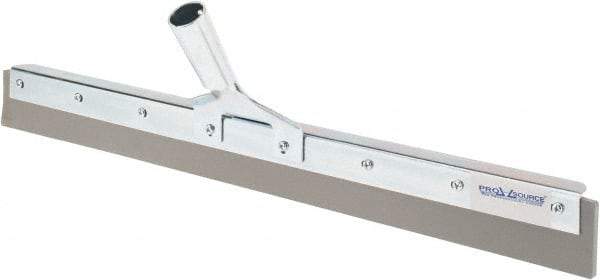 PRO-SOURCE - 24" Rubber Blade Floor Squeegee - Tapered End, Gray - Americas Industrial Supply