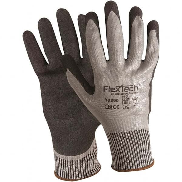 Wells Lamont - Size M (8), ANSI Cut Lvl 4, Puncture Lvl 4, Abrasion Lvl 4, Rubber Coated Cut & Puncture Resistant Gloves - Americas Industrial Supply