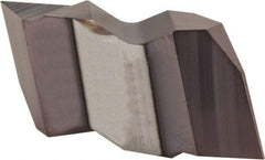 Tool-Flo - FLTP3R Grade AC50, NV Threading Insert - 6 to 20 TPI Ext Pitch, 5 to 12 TPI Int Pitch, Right Hand Insert, AlTiN Finish, Carbide - Americas Industrial Supply