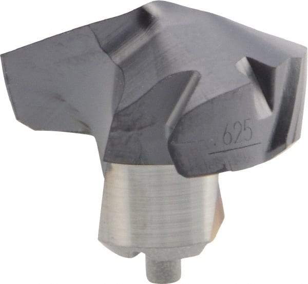 Kennametal - Series KenTIP, 15.88mm Diam Grade KCP15 140° Replaceable Drill Tip - Carbide, AlTiN Finish, T Seat Size - Americas Industrial Supply