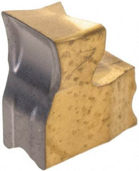 Iscar - 4MTNF M Grade IC808, 4mm Cutting Width Carbide Grooving Insert - Neutral, 0.25mm Corner Radius, TiAlN Finish - Americas Industrial Supply