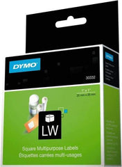 Dymo - 1" Long, White Label Printer Cartridge - For DYMO LabelWriter Printers - Americas Industrial Supply