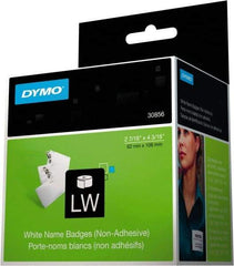 Dymo - 4-3/16" Long, White Label Printer Cartridge - For DYMO LabelWriter Printers - Americas Industrial Supply