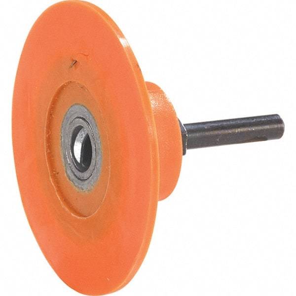 WALTER Surface Technologies - 3" Diam Disc Backing Pad - 1/4" Shank Diam, Medium Density, 28,000 RPM, Twist Compatible - Americas Industrial Supply