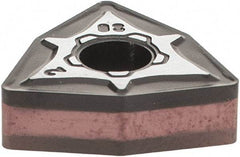 Iscar - WNMG432 M3M Grade IC6015 Carbide Turning Insert - TiCN/Al2O3/TiN Finish, 80° Trigon, 1/2" Inscr Circle, 3/16" Thick, 1/32" Corner Radius - Americas Industrial Supply