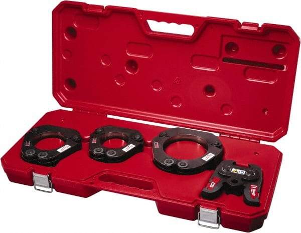 Milwaukee Tool - 2-1/2 to 4 Inch Pipe Capacity, 2-1/2 to 4 Inch Jaw Range, Press Ring Kit - Americas Industrial Supply