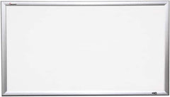 Ability One - 2" High x 40" Wide Porcelain on Steel Magnetic Marker Board - Porcelain, 64" Deep - Americas Industrial Supply