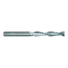3/16 Dia. x 3 Overall Length 2-Flute Square End Solid Carbide SE End Mill-Round Shank-Center Cut-TiAlN - Americas Industrial Supply