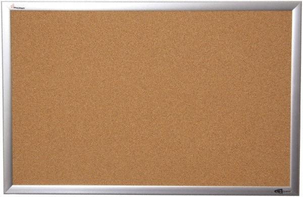 Ability One - 36" Wide x 2" High Self-Heal Cork Bulletin Board - Natural (Color) - Americas Industrial Supply