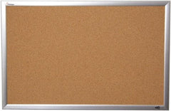 Ability One - 22" Wide x 2" High Self-Heal Cork Bulletin Board - Natural (Color) - Americas Industrial Supply