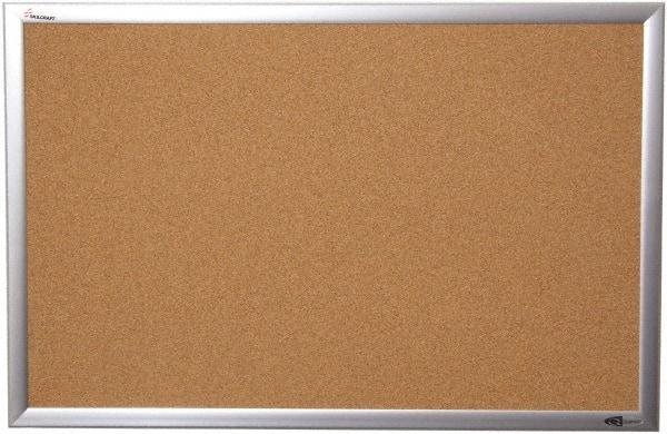 Ability One - 26" Wide x 2" High Self-Heal Cork Bulletin Board - Natural (Color) - Americas Industrial Supply