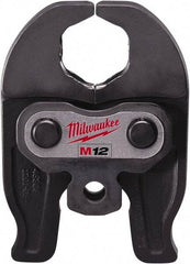 Milwaukee Tool - 1-1/4 Inch Jaw Range, Presser Replacement Jaw - For Use with M12 FORCE LOGIC Press Tool - Americas Industrial Supply