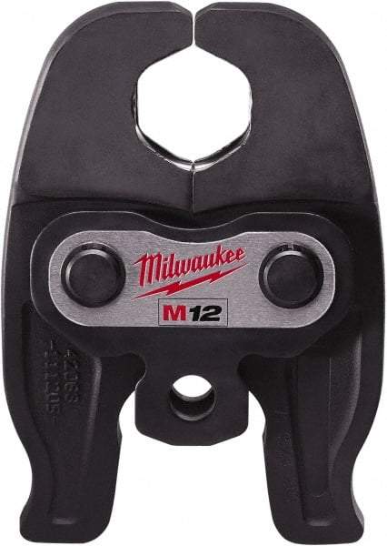 Milwaukee Tool - 1 to 1-1/4 Inch Jaw Range, Presser Replacement Jaw - For Use with M12 FORCE LOGIC Press Tool - Americas Industrial Supply