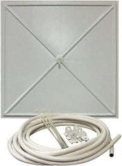 InBrella - 2' Diam, Square Pannel Leak Diverter - 2' Long x 2' Wide, White - Americas Industrial Supply