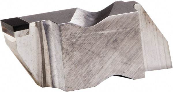 Kennametal - 3125NG EST Grade KB1630, 3.18mm Cutting Width PCBN Grooving Insert - 3.81mm Max Depth of Cut, Left Hand, 0.19mm Corner Radius, Uncoated - Americas Industrial Supply
