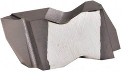 Kennametal - NTK3 Grade KCU10, Internal/External Partial Profile 60° Threading Insert - 0.6 to 2.5mm & 10 to 44 TPI Ext Pitch, 10 to 2.5mm & 9 to 24 TPI Int Pitch, Left Hand Insert, AlTiN Finish, Carbide - Americas Industrial Supply