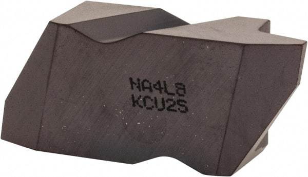 Kennametal - NA4 Grade KCU25, Internal/External Acme Threading Insert - 8 TPI Int Pitch, Left Hand Insert, AlTiN Finish, Carbide - Americas Industrial Supply