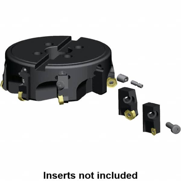 Kennametal - HN.J/XNGJ Insert Style, Indexable Milling Cartridge - KCMS Toolholder Style, Compatible with Face Mills, Series KCMS - Americas Industrial Supply