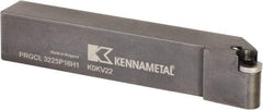 Kennametal - PRGC, Left Hand Cut, 0° Lead Angle, 32mm Shank Height x 25mm Shank Width, Neutral Rake Indexable Turning Toolholder - 170mm OAL, RC..1606M0 Insert Compatibility, Series Fix-Perfect - Americas Industrial Supply