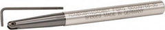 Kennametal - 16mm Cut Diam, 8mm Max Depth of Cut, 16mm Shank Diam, 175mm OAL, Indexable Ball Nose End Mill - 67mm Head Length, Straight Shank, KDMB Toolholder, KDMB 16.. Insert - Americas Industrial Supply