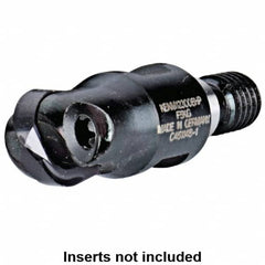 Kennametal - 12mm Cut Diam, 6mm Max Depth of Cut, 30mm OAL, Indexable Ball Nose End Mill - 30mm Head Length, M08 Modular Connection, KDMB Toolholder, KDMB 12.. Insert - Americas Industrial Supply