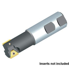 Kennametal - 26mm Cut Diam, 43mm Max Hole Depth, 63/64" Shank Diam, Internal/External Indexable Thread Mill - Insert Style STN 16, 16mm Insert Size, 2 Inserts, Toolholder Style TMS, 100mm OAL - Americas Industrial Supply