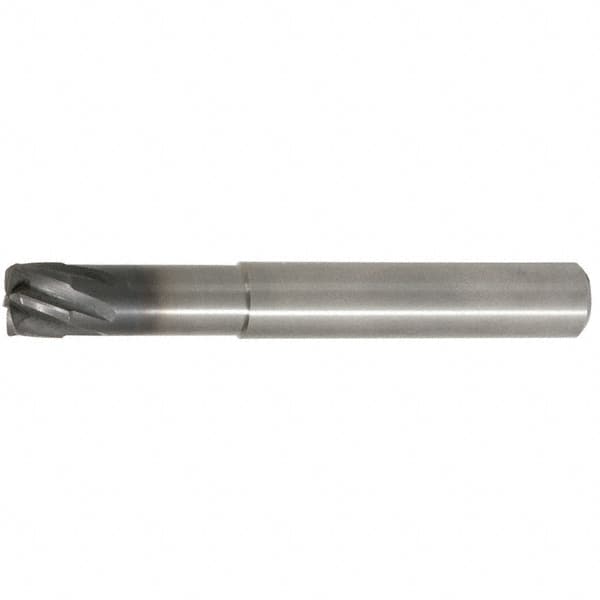 Kennametal - 20mm, 6 Flute, Single End, Solid Carbide, 1.25mm Corner Radius End Mill - 125mm OAL, 20° Helix, Right Hand Flute, 0.67mm LOC, Right Hand Cut, 60mm Extended Reach - Americas Industrial Supply