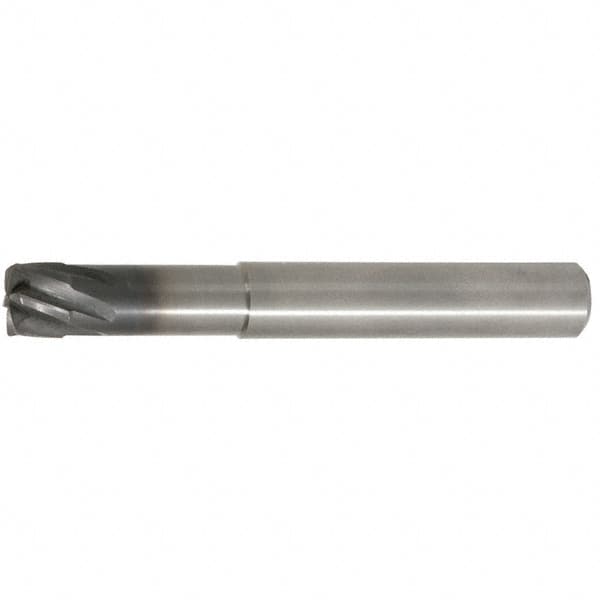 Kennametal - 10mm, 6 Flute, Single End, Solid Carbide, 0.63mm Corner Radius End Mill - 89mm OAL, 20° Helix, Right Hand Flute, 0.33mm LOC, Right Hand Cut, 30mm Extended Reach - Americas Industrial Supply
