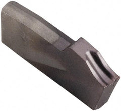 Kennametal - A2016 CF KCU25 Grade, 0.063" Cutting Width, Carbide Cutoff Insert - 6° Left Hand Lead Angle, AlTiN Coated, Single End - Americas Industrial Supply